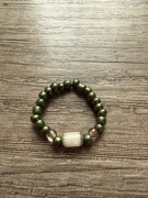 Pierścionek z koralików szklanych