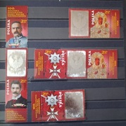 2018 R. 100 Rocznica Niepodległosci F4890-4897 ** przywieszki