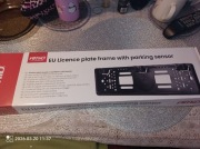 Ramka tablicy rejestracyjnej z czujnikami cofania AMIO-03543
