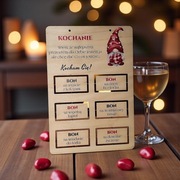 Bon walentynkowy ze sklejki