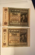 STARY banknot 5000 Marek niemieckich z 1922 r. seria C , H