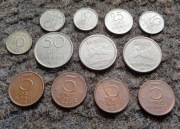 Zestaw 12 monet Norwegia 5, 10, 25, 50 ore