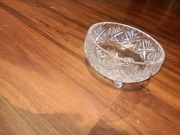 PRL STARA SZKLANA KRYSZTAŁOWA MISA piękne szlify