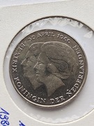 Holandia 2 1/2 guldena 1980 koronacja Beatrycze