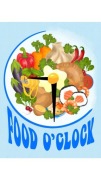 Plakat 30x40 cm / "Food O'Clock" 