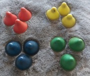 Czapeczki do gry z czasów PRL - Skaczące czapeczki