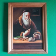 Obrazek - żyd liczący monety