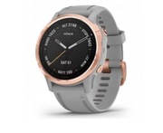 Zegarek Garmin Fenix 6S różowozłoty szary pasek