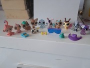 Littlest Pet Shop LPS komplet małych lps plus dodatki