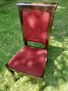 krzesło bukowe tapicerowane