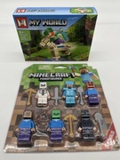 Zestaw klocków my world seria minecraft figurki