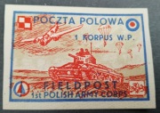 Poczta Polowa 1 Korpusu W.P. Emigracja. Stan**.
