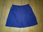 Spódnica spódniczka damska na suwak granatowa sukienka niebieski PRL