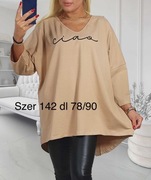 plus size bawełna z laykrą
