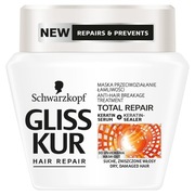 Gliss Kur Total Repair 300 ml maska do włosów przeciwdziałanie łamliwości
