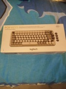 Klawiatura bezprzewodowa Logitech POP Keys membranowa beżowa