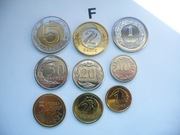 KOMPLET MONET OBIEGOWYCH 9 SZT. Z ROKU 2016