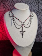 Handmade - Gotycki Naszyjnik z Mieczem – Vampire Aesthetic, Mall Goth