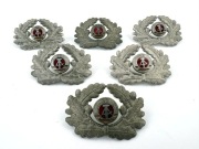 Oryginalny niemiecki wieniec z kokardą na czapkę służbową V2 ZESTAW 6 SZTUK