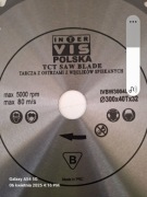 Tarcza inter vis 300x40Tx32