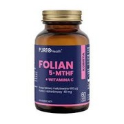 Pureo Health Kwas foliowy 5-MTHF + Wit C Kapsułki, 60 szt.