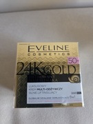 Eveline krem muliti odżywczy ze złotem i śluzem ślimaka 50 ml nowy