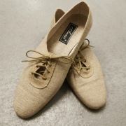 Buty damskie Anna 100% lniane, nowe, rozmiar 35