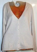 Loden&Frey.  Blado-różowy kaszmirowy sweter 38/40