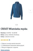 Kurtka wiatrówka meska Crivit XL