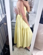 Piękna Sukienka damska wakacyjna letnia z odkrytymi plecami M