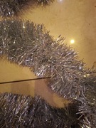 Łańcuch srebrny dl.5,90 m ,szer 8 cm