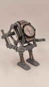 Stojak / uchwyt / stand na zegarek, robot, mech, metal.