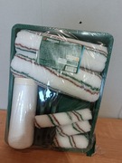 Nowy Zestaw Malarski Wałki do Malowania 6 Wałków Uchwyty Folia Taśma