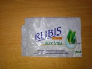 Stare puste opakowanie okładka Rubis Aloe 2010 mydło w kostce