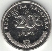 Chorwacja 20 lipa lip 2007 - 18,5 mm - nr 1