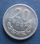 Moneta 20 groszy 1970 Al 