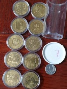 Komplet monet 2 zł + tuba i gratis 7 , dostawa 0