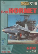 F-18 HORNET GPM Nr.Kat 032 Model Kartonowy 22/1996
