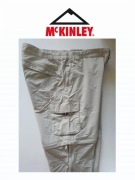 McKinley spodnie męskie 2w1 trekking krótkie spodenki XXL kremowe outdoor 