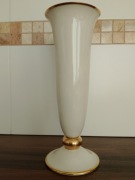 Lindner Bavaria porcelanowy wazon kielich flet