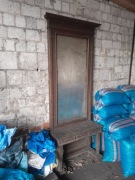 Lustro debowe antyk toaletka