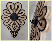 Wieszak na klucze - drewniana parzenica. Góralska parzenica