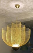 Lampa wisząca - King Home Lampa wisząca ILLUSION S 45 złota - LED, metal