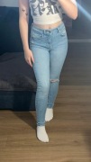Jeansy skinny Bershka XS