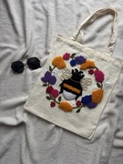 Ręcznie haftowana torba typu shopper