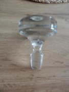 Stary szklany korek do karafki