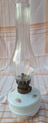 LAMPKA NAFTOWA CHODZIEŻ LAMPA PORCELANOWA  PRL