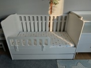 Łóżeczka + przewijak 