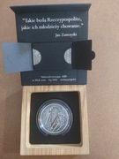 Srebrna moneta Husaria ll  1 Oz Antique gold 2023