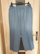 169 Niebieskie luźne szerokie spodnie na gumce rozmiar 44/46